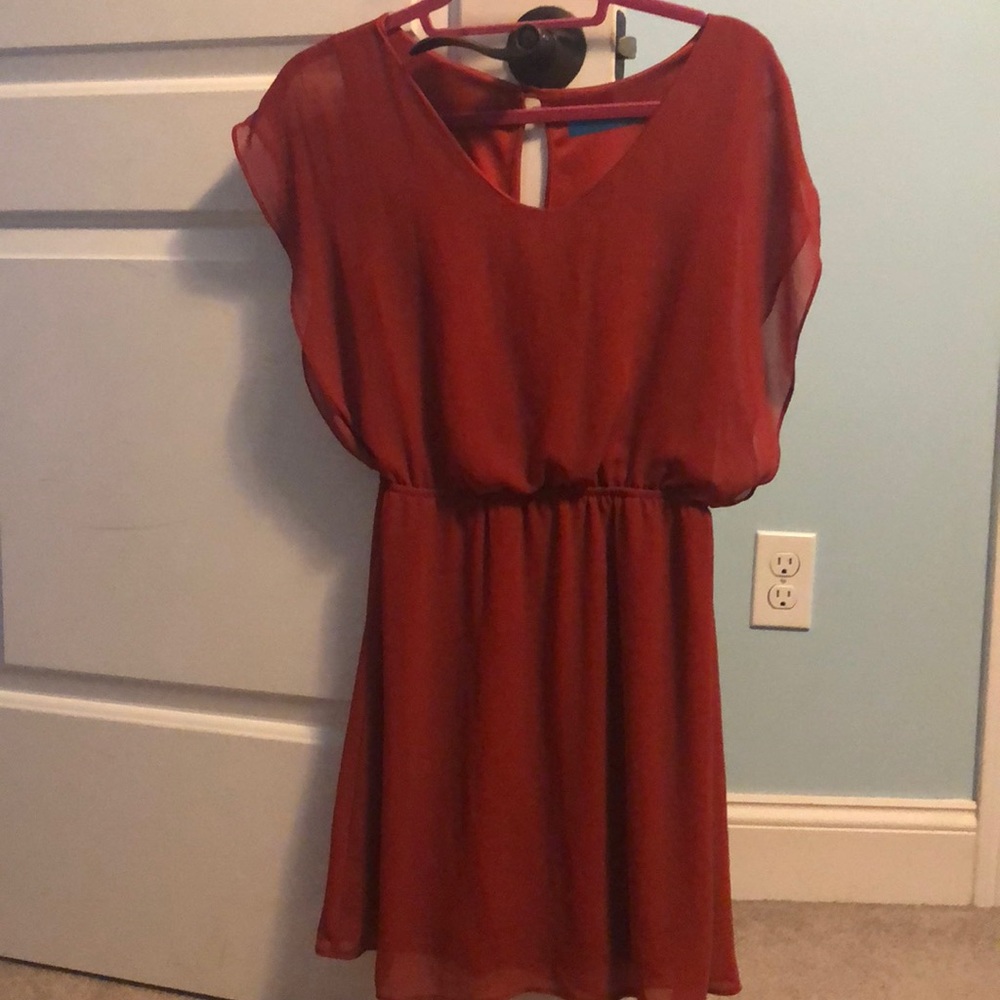 Orange dress
